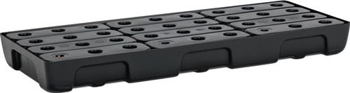 CEMO Regalwanne 21l L976xB395xH95mm PE m.PE-Rost u.Leckanzeiger CEMO