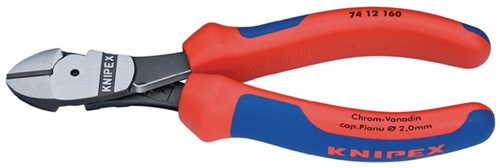 KNIPEX Kraftseitenschneider L.160mm pol.Form 1 Mehrkomp.-Hülle KNIPEX