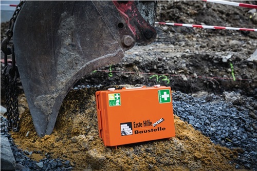 SÖHNGEN Erste Hilfe Koffer Beruf SPEZIAL Baustelle B400xH300xT150ca.mm orange SÖHNGEN