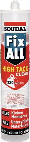 SOUDAL 1K-Hybrid-Polymer Fix All HT transp.305g Kartusche SOUDAL