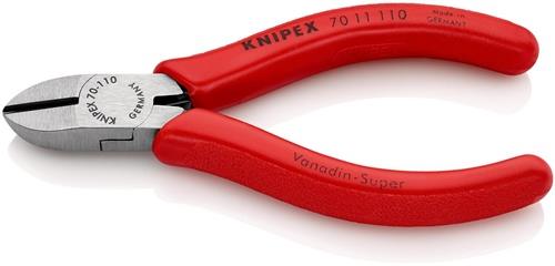 KNIPEX Seitenschneider L.110mm Kopf pol.Ku.-Überzug max.1,2mm KNIPEX