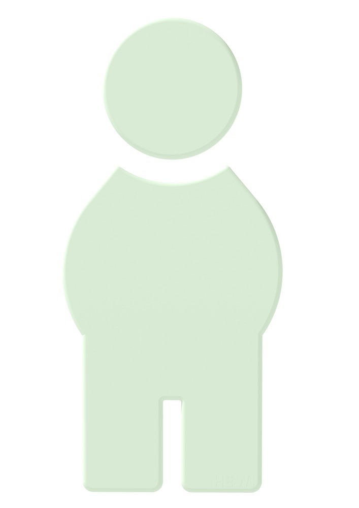 HEWI Hinweisschild Herren 801.91.010, Polyamid, 801.91.010 99