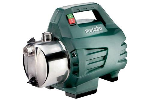 METABO Gartenpumpe P 4500 Inox 4500 l/h 48m 4,8bar 1300W VA 25,4mm (1Zoll) IG METABO