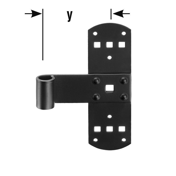 POLLMANN Kreuzband 50, Rolle Ø 10 mm, verzinkt Duplex-schwarz eingefärbt (PZ), 2215003