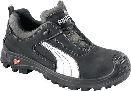 PUMA Sicherheitsschuh Cascades Low Gr.47 schwarz/weiß Leder S3 HRO SRC EN20345 PUMA