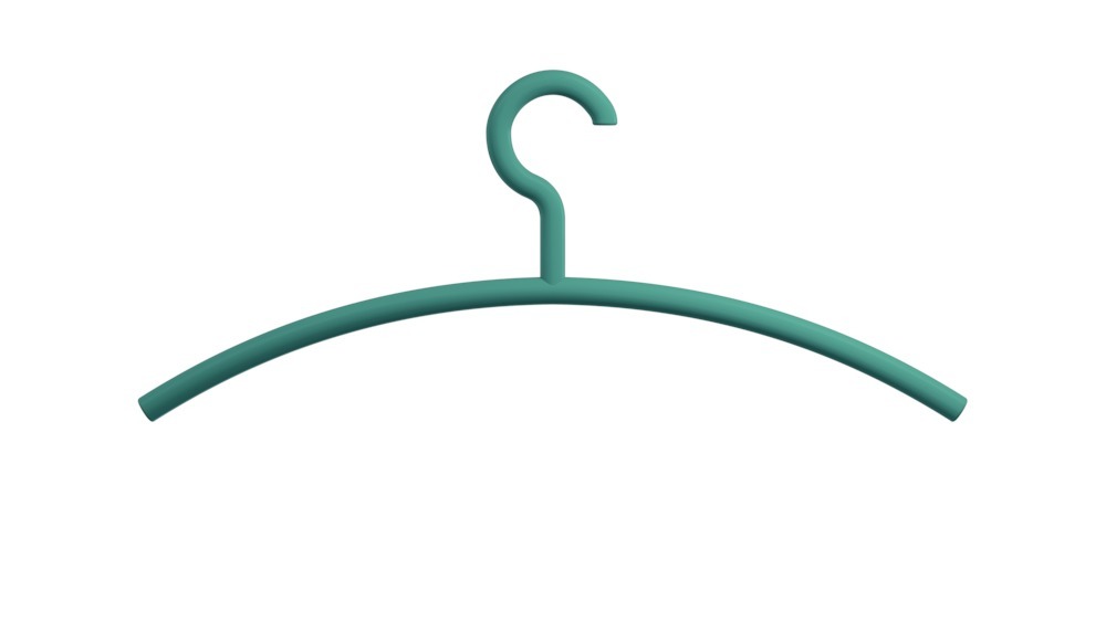 HEWI Kleiderbügel 570.1B, Polyamid, 570.1B 55