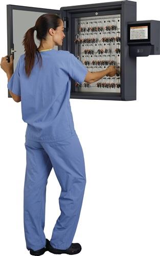Nordwest Elektronischer Schlüsselschrank S-Touch-Pro-60L H640xB846xT160 Drehriegelschloss