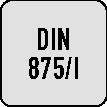 PROMAT Winkel DIN 875/I Schenkel-L.75x50mm o.Anschlag Alu.PROMAT