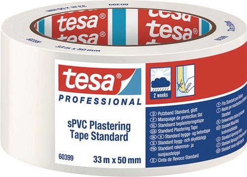 TESA PVC Putzband 60399 Stand.weiß L.33m B.50mm TESA