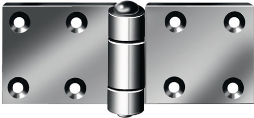 VORMANN Scharnier H.50mm B.180mm S.4mm STA blau verz.gerollt VORMANN
