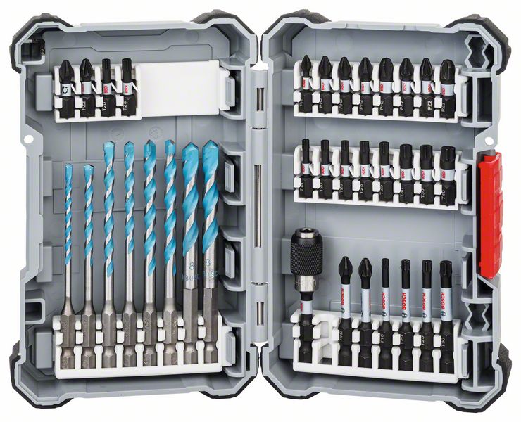 BOSCH Impact Control Multi Construction Bohrer- und Schrauberbit-Set, 35-teilig