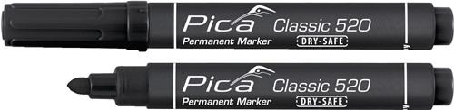 PICA Permanentmarker Classic schwarz Strich-B.1-4mm Rundspitze PICA