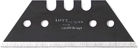 LUTZ BLADES Trapezklinge multisharp L52xB18,7xS0,65mm m.Lochung 10 St./Spender LUTZ BLADES