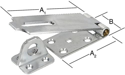 VORMANN Sicherheitsüberfalle L.85mm H.35mm STA blau verz.VORMANN