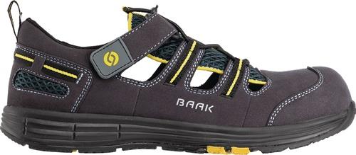BAAK Sicherheitssandale Rene2 Gr.45 blau/gelb Mikrofaser/Mesh S1P SRC ESD EN20345 BAAK Sicherheitssandale Rene2 Gr.45 blau/gelb Mikrofaser/Mesh S1P SRC ESD EN20345
