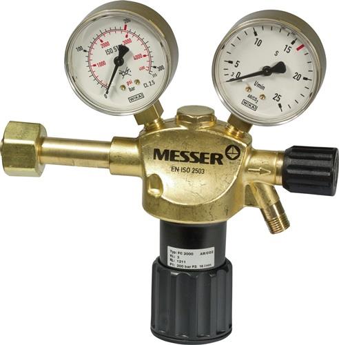 MESSER-CUTTING Flaschendruckminderer CONSTANT 2000 Argon/CO₂ 200bar 1-stufig 16l/min