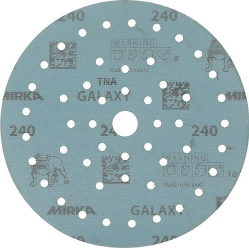 MIRKA Haftschleifscheibe GALAXY Grip Multifit 150mm K.240 f.HO/Metall/Lack/Ku.
