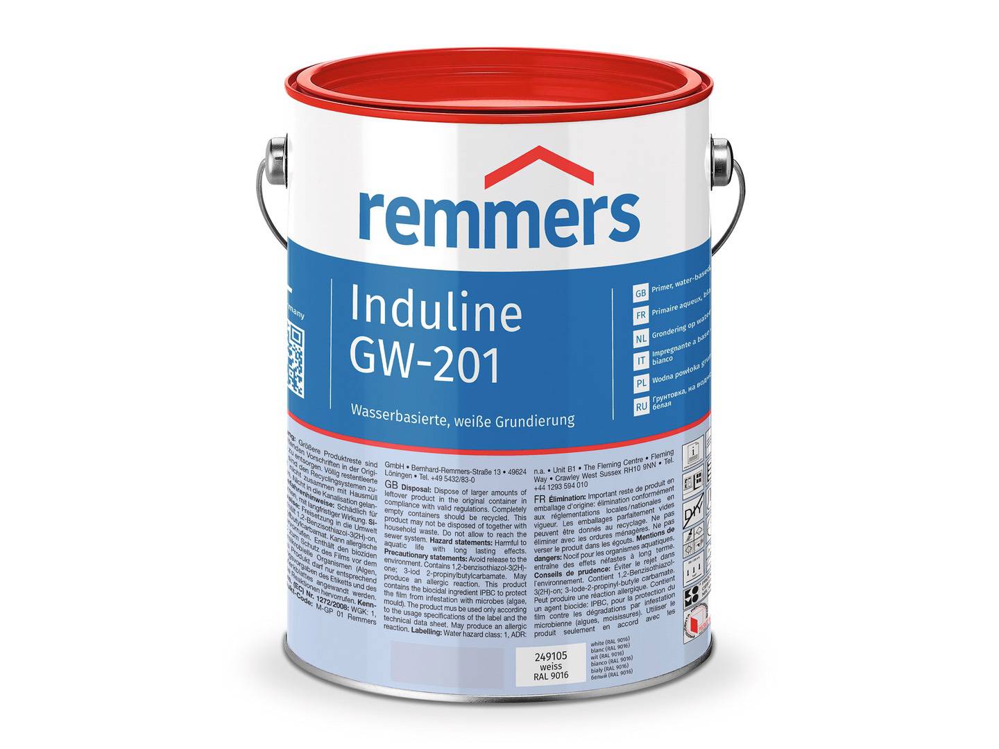 REMMERS Induline GW-201 weiß 20 l