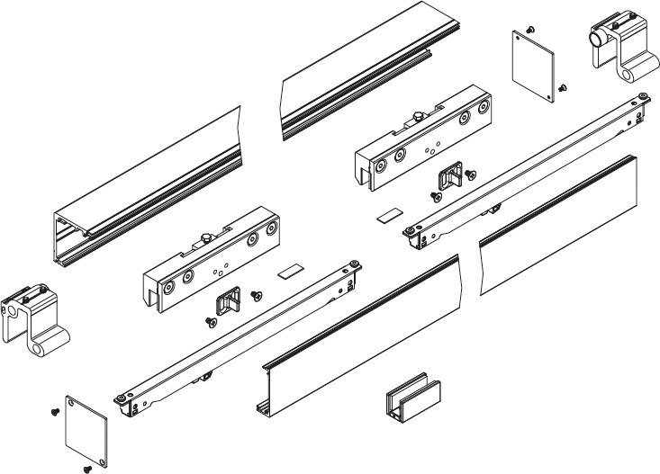 HERMAT Schiebetürbeschlag SAN REMO 9172/80.Ö verstellbar, 80 kg, Aluminium HERMAT Schiebetürbeschlag SAN REMO 9172/80.Ö verstellbar, 80 kg, Aluminium