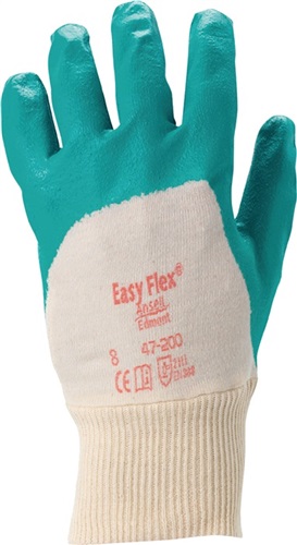 ANSELL Handschuhe ActivArmr® 47-200 Gr.9 grün Interlock-Baumwolle m.Nitril