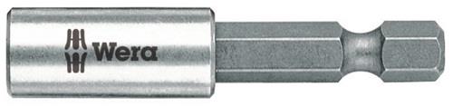 WERA Bithalter 899/4/1 1/4 Zoll F 6,3 1/4 Zoll C 6,3 Magnet,Spreng-Ri L.75mm WERA