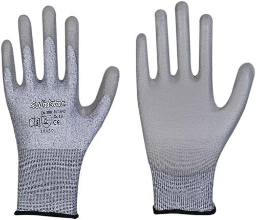 LEIPOLD Schnittschutzhandschuhe Solidstar 1642 Gr.10 grau EN 388 PSA II 12