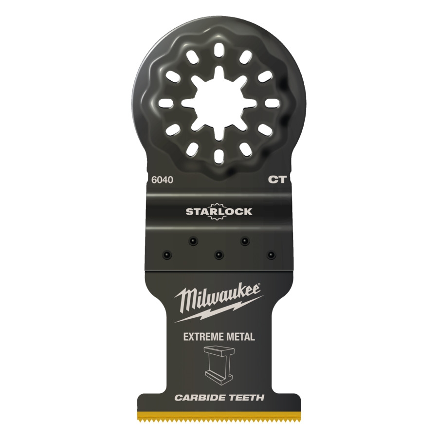 MILWAUKEE 35 x 32 mm Multitool Starlock Titan-HM-Tauchsägeblatt Multimaterial