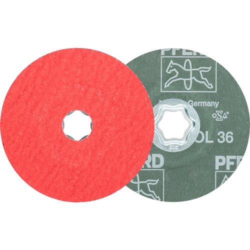 PFERD Fiberscheibe COMBICLICK CO-COOL D.115mm K.36 INOX/Alu.Keramikkorn PFERD