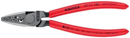 KNIPEX Aderendhülsenzange L.180mm 0,25-16,0 (AWG 23-5) mm² pol.Ku.-Überzug KNIPEX KNIPEX Aderendhülsenzange L.180mm 0,25-16,0 (AWG 23-5) mm² pol.Ku.-Überzug KNIPEX