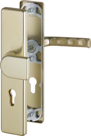 HOPPE® Schutz-Wechselgarnitur mit Langschild London 78G/2221/2410/113, 10/92 mm, Aluminium, 3701769