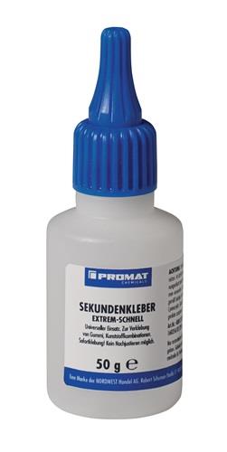 PROMAT Sekundenkleber extrem schnell 50g farblos Flasche PROMAT CHEMICALS