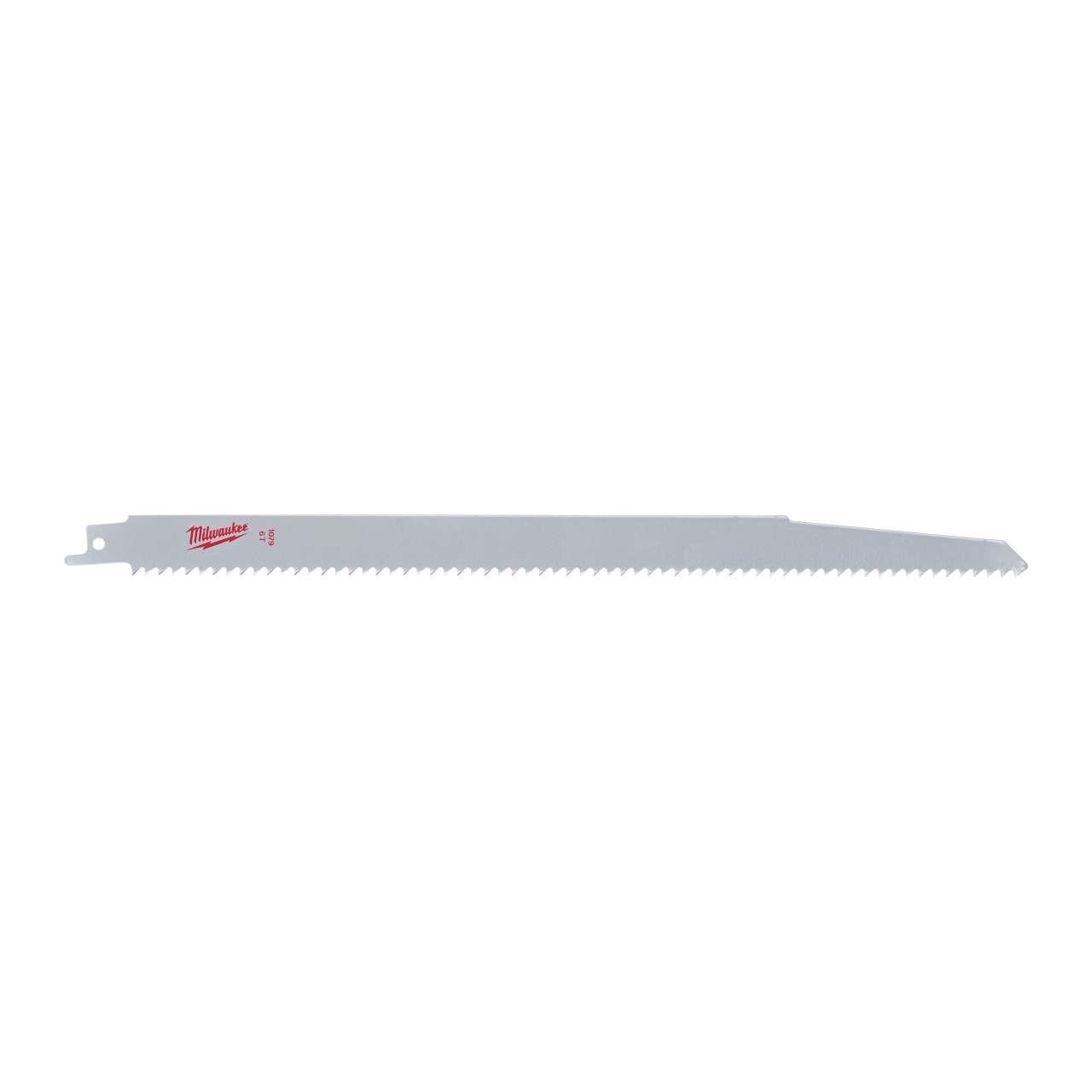 MILWAUKEE 300 x 4,2 mm (6 TPI), unlackiert Säbelsägeblatt Holz - ideal für Hochgeschwindigkeitsschnitte in Nassholz