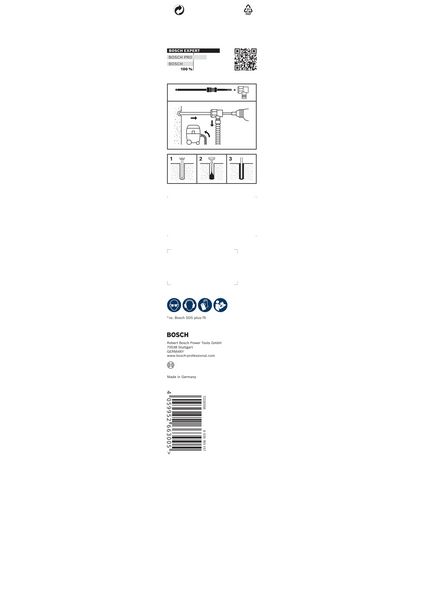 BOSCH EXPERT SDS Clean plus-8X Hammerbohrer, 14 x 200 x 350 mm