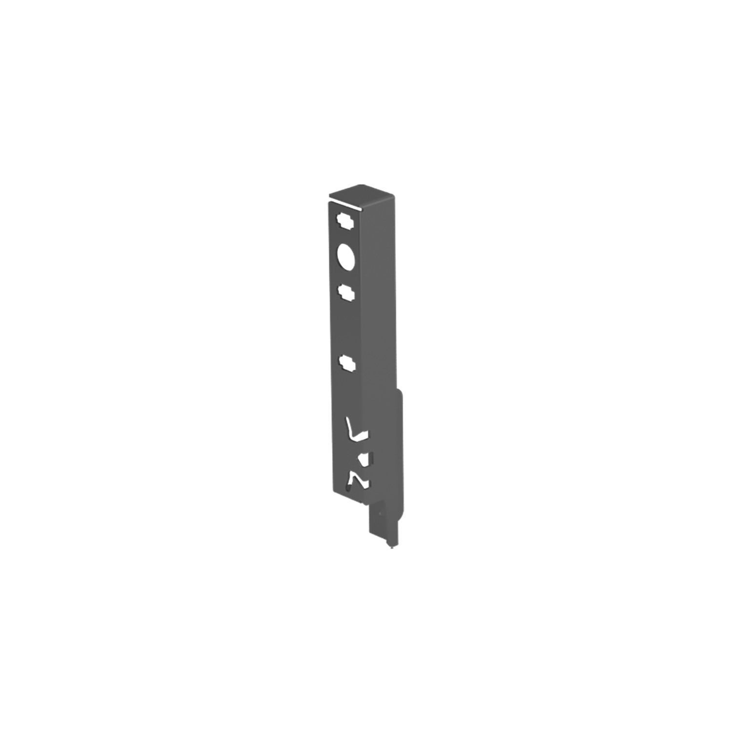 HETTICH Rückwandverbinder ArciTech 186 mm, anthrazit, links, 9121847