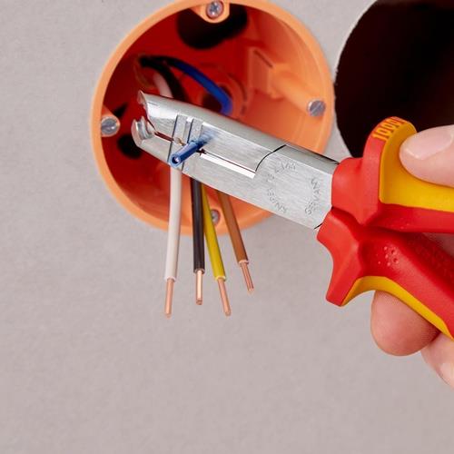KNIPEX Abmantelungszange L.165mm verchr.Mehrkomp.-Hüllen KNIPEX KNIPEX Abmantelungszange L.165mm verchr.Mehrkomp.-Hüllen KNIPEX