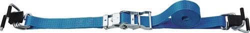TECWERK Zurrgurt DIN EN 12195-2 L.4m B.50mm m.Ratsche+Bordwandkralle LC U TECWERK