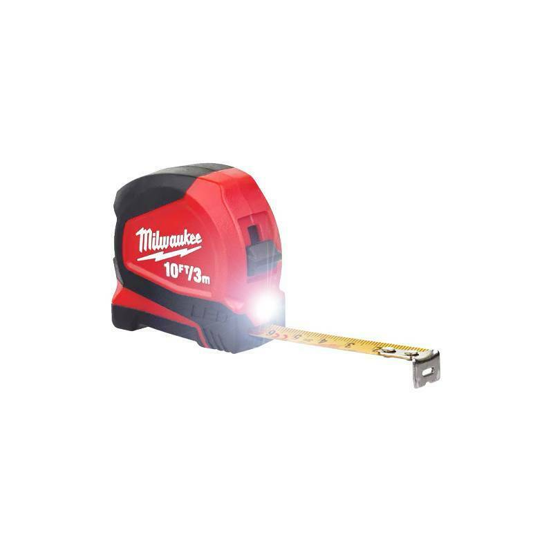 MILWAUKEE 16 mm breites Band LED-Bandmaß 3m/10 ft