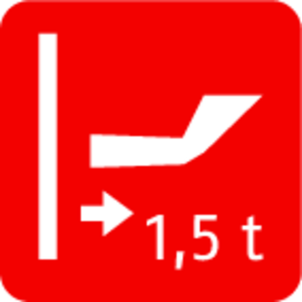 ABUS Schutz-Drückergarnitur mit Kurzschild KKT512, eckig, Aluminium, 26438