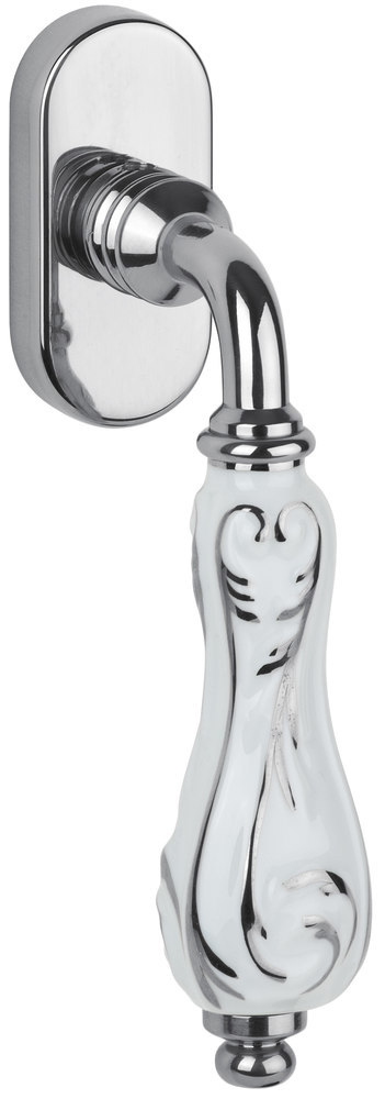 HERMAT Fenstergriff FLORA 1047.P, Materialkombination