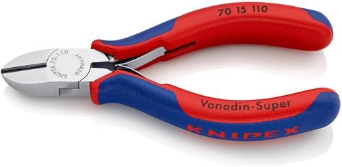 KNIPEX Seitenschneider L.110mm Kopf verchr.Mehrkomp.-Hülle KNIPEX