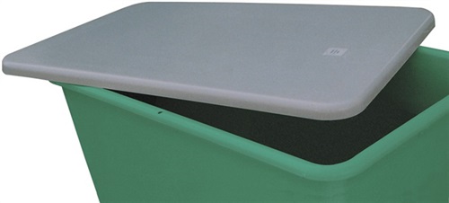 CEMO Flachdeckel f.GFK-Behälter 400l