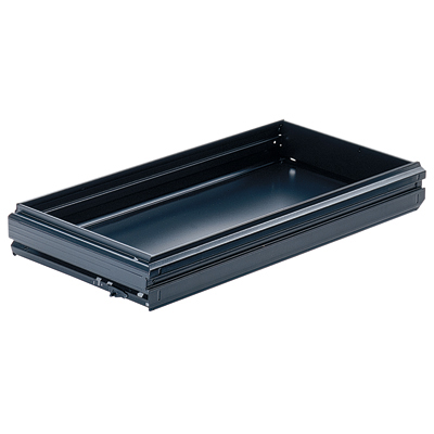 HETTICH Breitwandschub Systema Top 2000, Schranktiefe 600 mm, 536 x 517, schwarz, 1065664