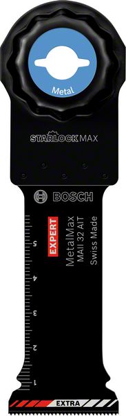 BOSCH EXPERT MetalMax MAII 32 AIT Blatt für Multifunktionswerkzeuge, 70 x 32 mm. Für oszillierende Multifunktionswerkzeuge