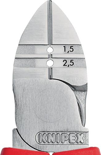 KNIPEX Abisolierseitenschneider L.160mm 1,5/2,5mm² pol.Mehrkomp.-Hüllen KNIPEX KNIPEX Abisolierseitenschneider L.160mm 1,5/2,5mm² pol.Mehrkomp.-Hüllen KNIPEX