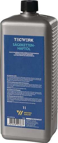 TECWERK Sägekettenhaftöl 75-95 mm²/s (bei 40GradC) 1l Flasche TECWERK