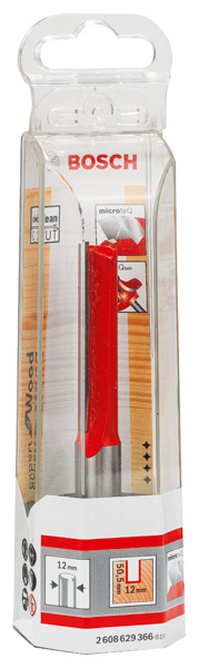 BOSCH Nutfräser Expert for Wood, 12 mm, D1 12 mm, L 50,5 mm, G 98 mm