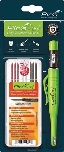 PICA Bau-/Tieflochmarker Pica-Dry Farbe sortiert +Minenset 4000 871 414 PICA