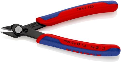 KNIPEX Elektronik-Seitenschneider Super-Knips® L.125mm Spezialwerkzeugstahl brün.KNIPEX