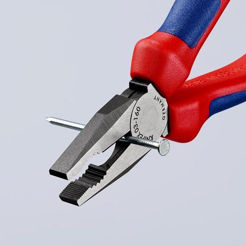 KNIPEX Kombizange L.160mm pol.Mehrkomp.-Hülle KNIPEX