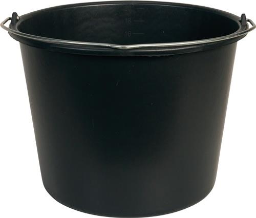 Nordwest Baueimer GRIPLINE D 20l schwarz Ku.